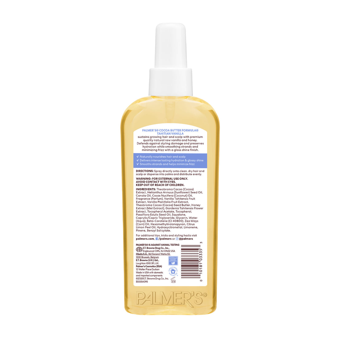 Tahitan Vainilla - Aceite capilar y para el cuero cabelludo