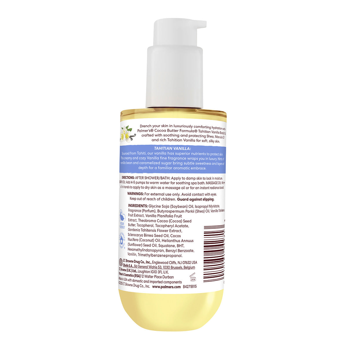Tahitian Vainilla - Aceite Corporal Hidratante