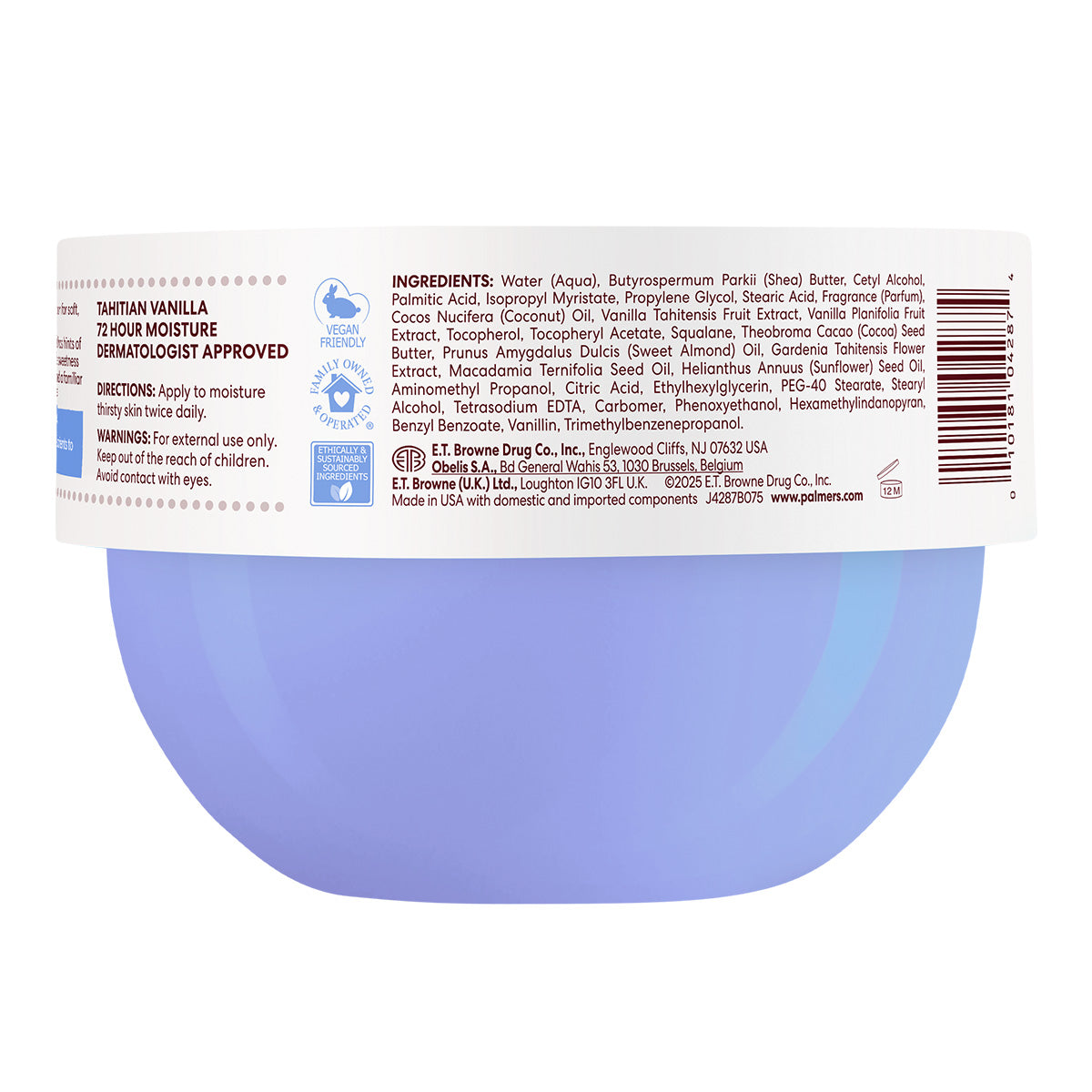 Tahitian Vanilla -  Crema Corporal Hidratante
