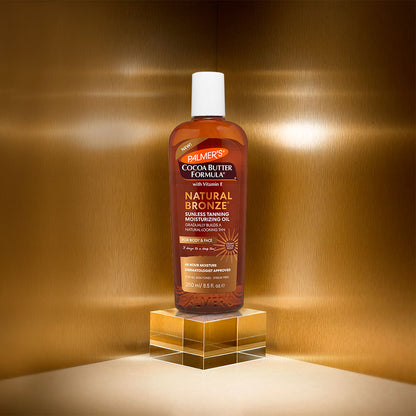 Palmers Cocoa Butter Formula Natural Bronze, Aceite Corporal Humectante Autobronceadora