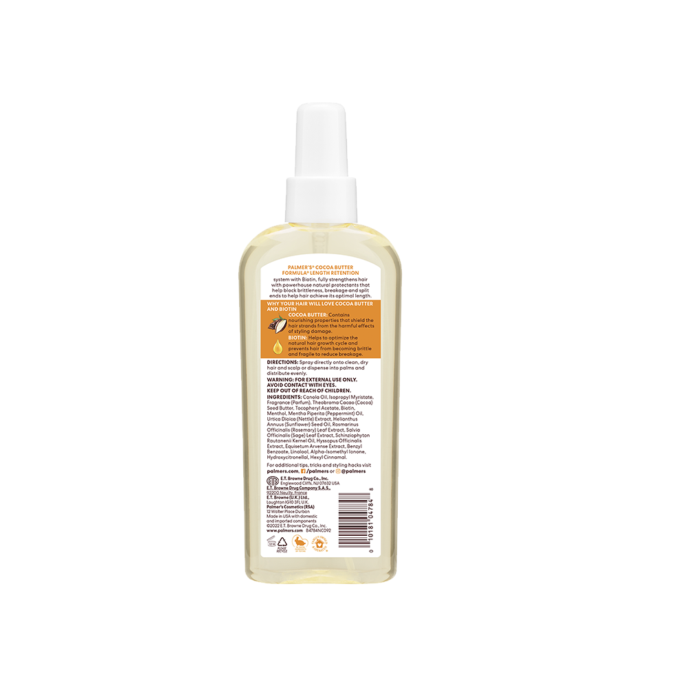 Palmer´s Cocoa Butter Formula Aceite para Cabello y Raíces Length Retention Cacao