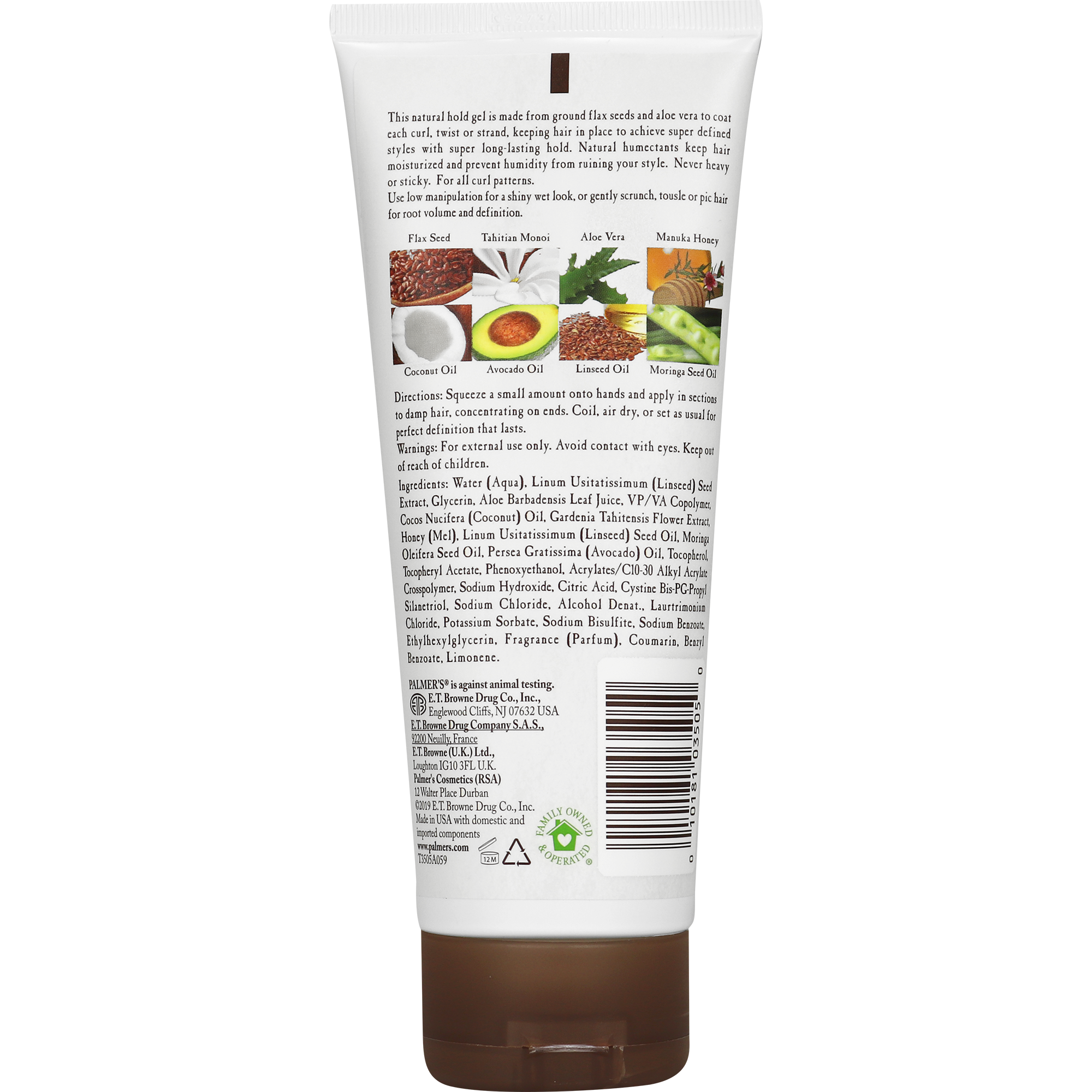 Palmer's Coconut Oil Formula Natural Hold Flax Seed Hair Gel Palmer's